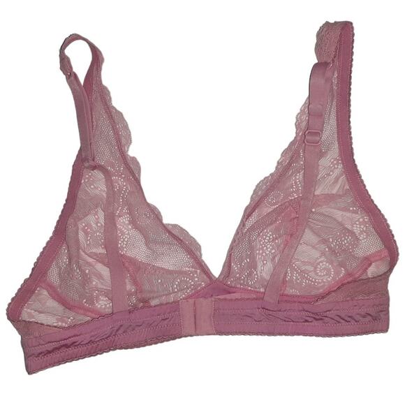 NWOT Cosabella Pink Lace Triangle Bra Petite Small - Picture 7 of 11